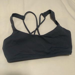Steele gray sports bra